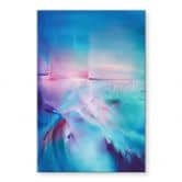 Acrylglasbild Polarlicht in Türkis und Lila - Schmucker 