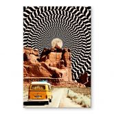 Acrylglasbild Roadtrip - Reise zum Mond - Taudalpoi 