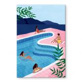 Acryglasbild Entspannen am Pool - Tomljanovic 