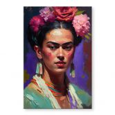 Acrylglasbild Treechild - Portrait von Frida Kahlo 