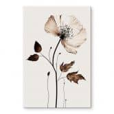 Acrylglasbild Blumen - Trockenblüte in Creme - Treechild 