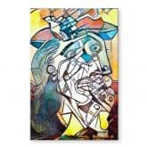 Acrylglasbild Zamart - Hommage an Picasso - Die Frau 