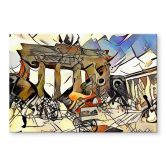 Acrylglasbild Zamart - Kandinsky trifft Berlin Brandenburger Tor 