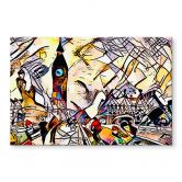 Acrylglasbild Zamart - Kandinsky trifft London Big Ben 