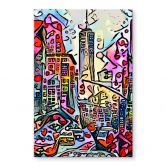 Acrylglasbild Zamart - New York Empire State Building - Rizzi-Stil 