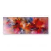 Acrylglasbild Abstrakte Farbexplosion - Fedrau - Panorama 