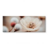 Tableau en verre acrylique Boho Fleur Soft Beige - Treechild - Panorama 