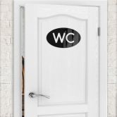 Acryldecoratie WC 