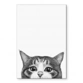 Wandbild Neugierige Katze - Korenkova - Alu-Dibond 