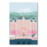 Wandbild Grand Budapest Hotel - Lizde - Alu-Dibond 