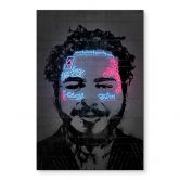 Wandbild Post Malone - Mielu - Alu-Dibond 