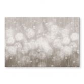 Wanddecoratie Paardenbloemen Droom in Beige - Ms Tiff - Alu-Dibond 