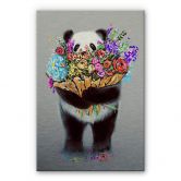 Alu-Dibond mit Silbereffekt Nicebleed - Flowers for you 