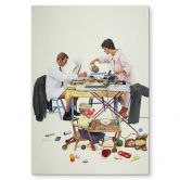 Wandbild Kurt Ard - Hier brennt was an... (1960) - Alu-Dibond 