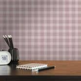 Vliestapete karriert im Retro-Look Weiß Grau - Vintage Karo-Tapete modern 