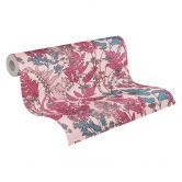 Architects Paper Vliestapete Floral Impression Blumentapete floral rosa, rot, blau, braun, grün 