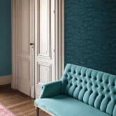 Architects Paper Vliestapete Absolutely Chic Blumentapete floral blau, schwarz 