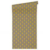 Architects Paper Vliestapete Absolutely Chic grafische Tapete braun, gelb, grau 