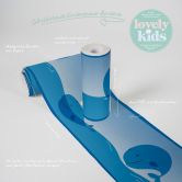 Lovely Kids selbstklebende Kinderzimmer Bordüre Ocean Friends mit süßen Walen und Möwen 