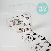 Lovely Kids selbstklebende Kinderzimmer Bordüre Wild Party mit niedlichen Tieren 