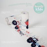 Lovely Kids selbstklebende Kinderzimmer Bordüre Super Tractor mit Traktoren und Baumaschinen 