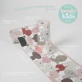 Lovely Kids selbstklebende Kinderzimmer Bordüre Little Cats mit niedlichen Katzen 