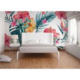 Livingwalls Fototapete Designwalls Tropical Art Blumen 