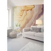 Livingwalls Fototapete Designwalls Marble Waves in Marmoroptik 