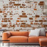 Murstensvæg WallBricks1 i gråbrun - non-woven tapet Designwalls 2 - 2,55 x 3,5 m 