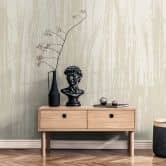 Papier peint Herbes Beige - papier peint intissé à motif naturel pour le salon & la chambre 