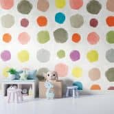 Livingwalls gepunktete Tapete Metropolitan Stories THE WALL Vliestapete bunt 