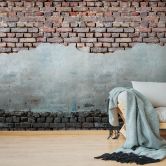 Livingwalls Tapete in Steinoptik Metropolitan Stories THE WALL Vliestapete Backstein rot, grau 