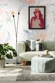 Fototapete Blumen bunt orange - Vliestapete Blumen Pflanzen Livingwalls - matt und glatt 