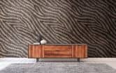 Fototapete Zebramuster braun beige - Vliestapete Kunst Livingwalls - matt und glatt 