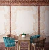 Fototapete Steinwand braun beige - Vliestapete Industrial Livingwalls - matt und glatt 