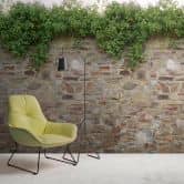 Fototapete Steinwand beige braun - Vliestapete Industrial Livingwalls - matt und glatt 