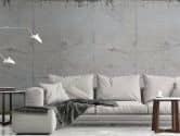 Fototapete Betonwand grau beige - Vliestapete Industrial Livingwalls - matt und glatt 