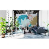 Livingwalls Fototapete Walls by Patel 2 floral collage 1 