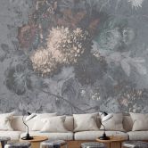 Livingwalls Fototapete Walls by Patel bouquet gris 1 