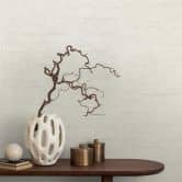 Struktur-Tapete Creme Beige - Vliestapete in Textiloptik - Moderne Unitapete 