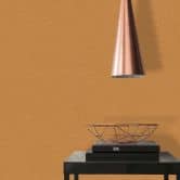 Papier peint uni avec structure tissée horizontale marron jaune 