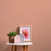 Papier peint intissé avec structure tissée horizontale Rose 