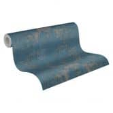 A.S. Création Vliestapete History of Art Barocktapete mit Ornamenten blau, silber 