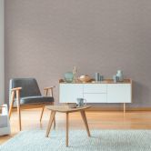 3D behang cirkelpatroon beige grijs - Vliesbehang structuur discreet modern 