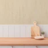 Grastapete Beige-Gelb – Warme Naturtapete mit sonnigem Grasmotiv 