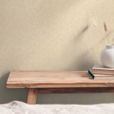 Strukturtapete in Putz-Optik Beige Gelb Creme – Vliestapete matt strukturiert 