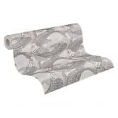 Livingwalls Vliestapete Metropolitan Stories asiatische Tapete mit Kois Mio Tokio beige, grau 