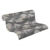 Livingwalls Metropolitan Stories 2 Mio - Tokio Papier peint japonais et chinois, Beige, Gris, Noir 