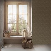 Livingwalls geometrische Tapete My Home My Spa Vliestapete Study Libary Home weiß, gold 
