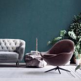 Strukturtapete ozeanblau, gold, Vliestapete My Home My Spa von Livingwalls  